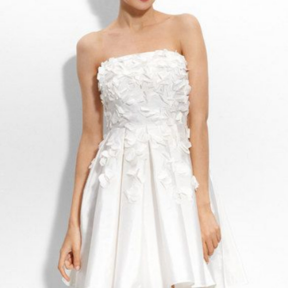 Stunning Fuchsia CK Petal Appliqué Dress - Picture 7 of 8